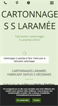 Mobile Screenshot of cartonnages-laramee.com